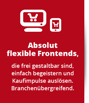 box frontends mit text